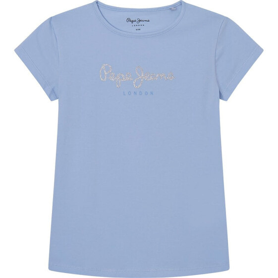 PEPE JEANS Hana Glitter short sleeve T-shirt