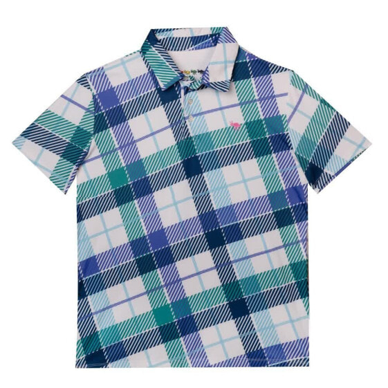 OXY GOLF Tartan Blgre Inc short sleeve polo