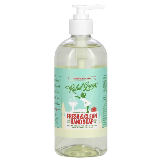 Fresh & Clean Hand Soap, Frankincense & Pine, 16.9 oz (500 ml)