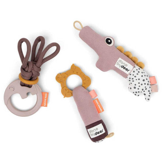 DONE BY DEER Tiny Activity Toys Gift Set Deer Friends