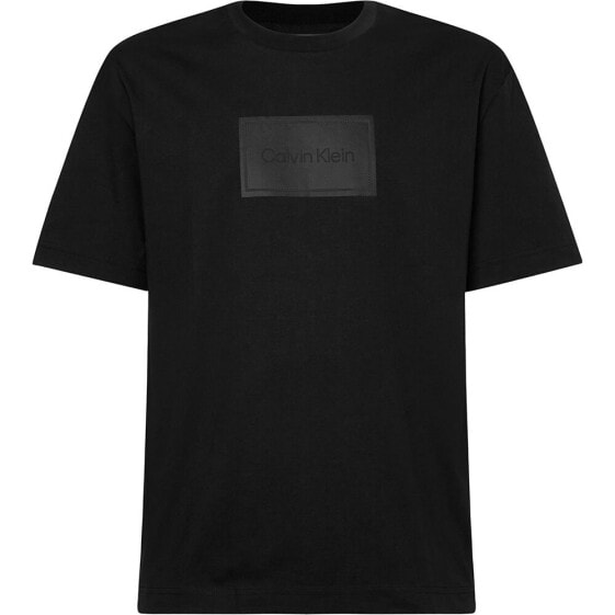 CALVIN KLEIN Textured Logo Box Comfort short sleeve T-shirt