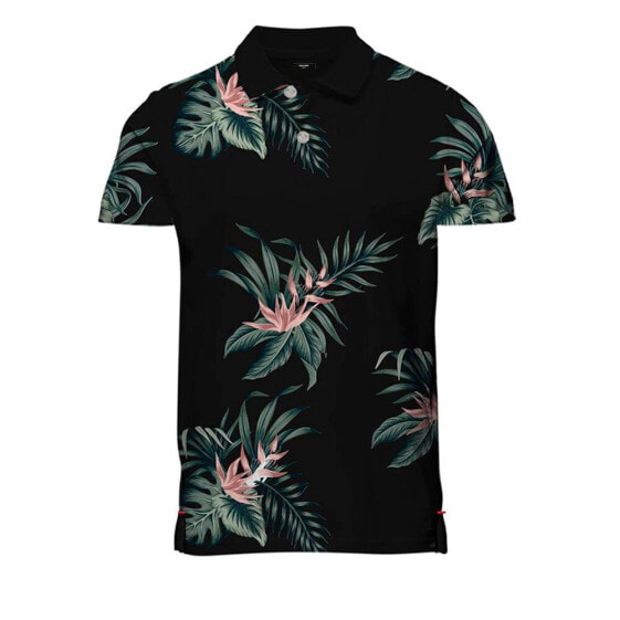 JACK & JONES Blapalma Aop short sleeve polo