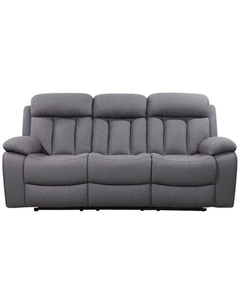 Fletcher 81.4" Stain-Resistant Polyester Reclining Sofa