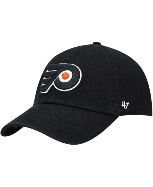 Men's Black Philadelphia Flyers Team Clean Up Adjustable Hat