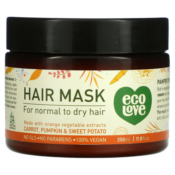 Hair Mask, Carrot, Pumpkin & Sweet Potato, 11.8 fl oz (350 ml)