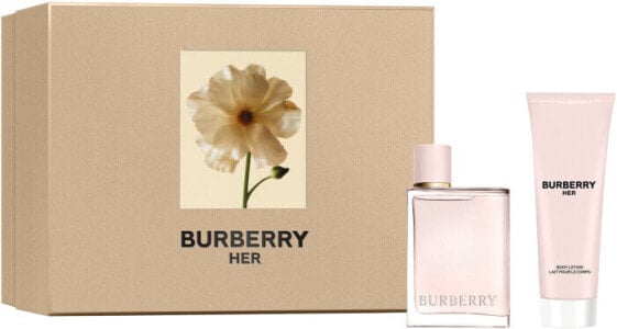 Парфюмерный набор Burberry Her весеннее издание - EDP 50 мл + тělové млéко 75 мл