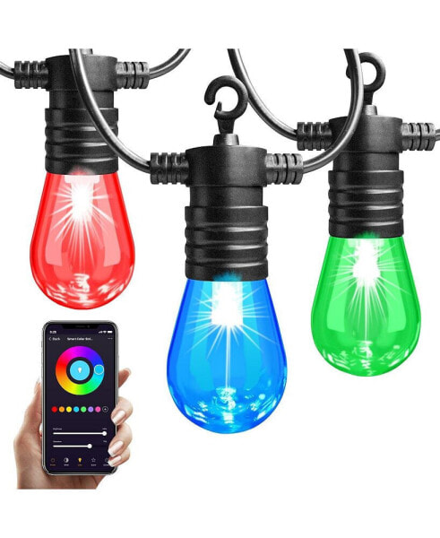 Светильник умный для наружного освещения Eco4Life – 48FT, 15 умных RGB LED лампочек