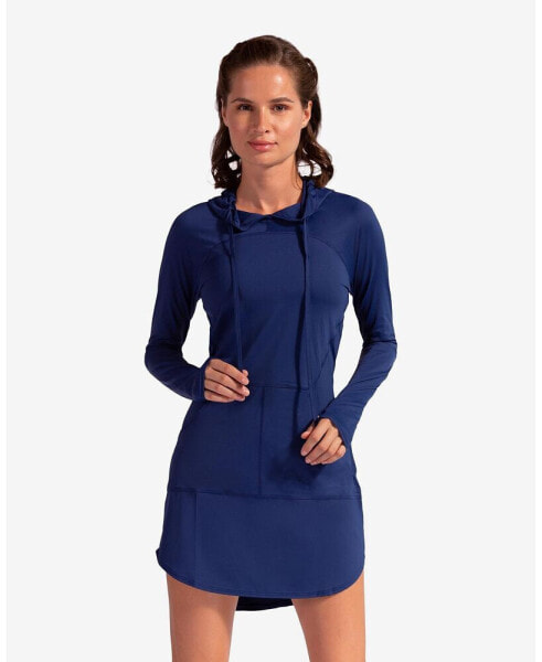 Women's UPF 50+ Sun Protection Hoodie Dress