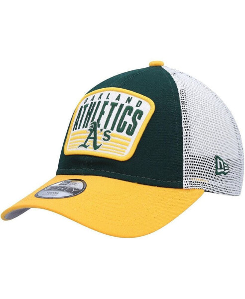 Бейсболка детская New Era Oakland Athletics зеленая 9FORTY Snapback Hat