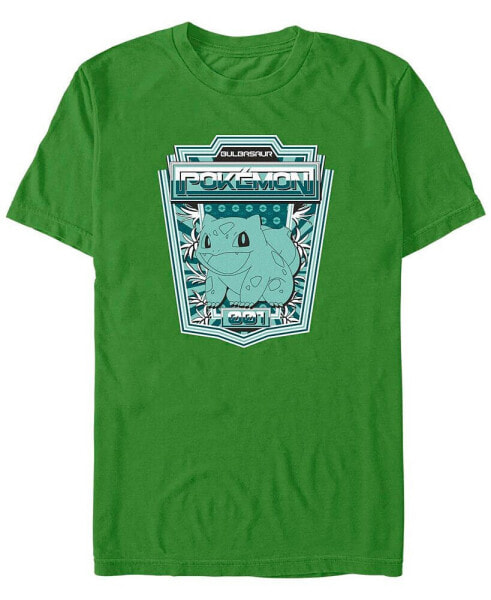Men's Bulbasaur Badge Short Sleeve T-shirt