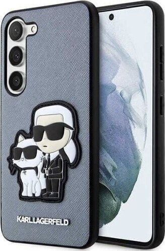 Karl Lagerfeld Etui Karl Lagerfeld KLHCS23SSANKCPG Samsung Galaxy S23 hardcase szary/grey Saffiano Karl & Choupette