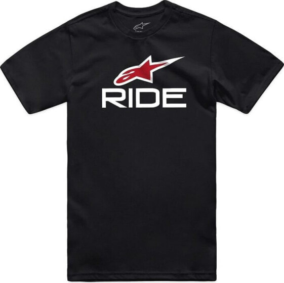 Alpinestars T-shirt ALPINESTARS RIDE 4.0 CSF TEE, Black/White/Red Rozmiar: XL