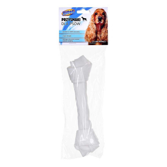 HILTON Knotted white bone 17 5 cm dog treat