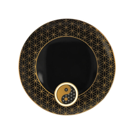 Тарелка Yin Yang Черная Goebel Lotus