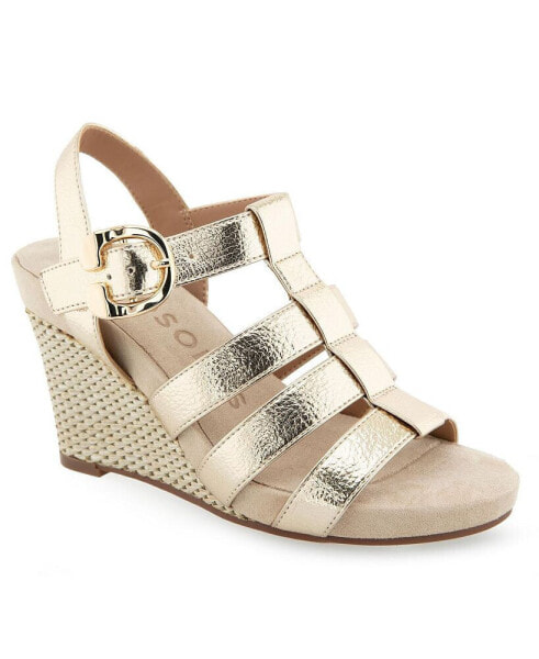 Women's Paige Buckle Strap Wedge