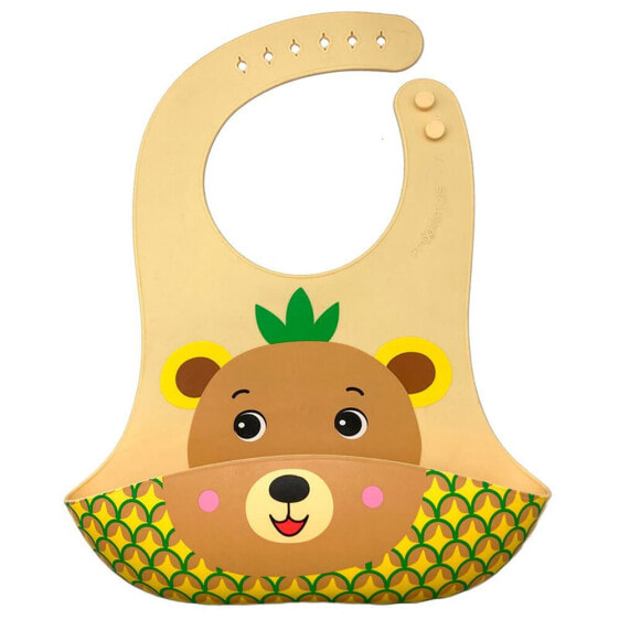 FROOTIMALS Bubba Tropibear Silicone Bib