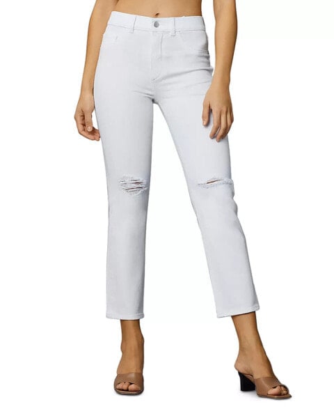 DL1961 Patti Straight White Distressed 29