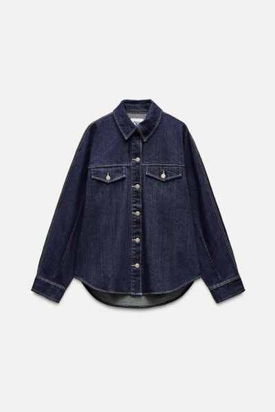 TRF DENIM OVERSHIRT