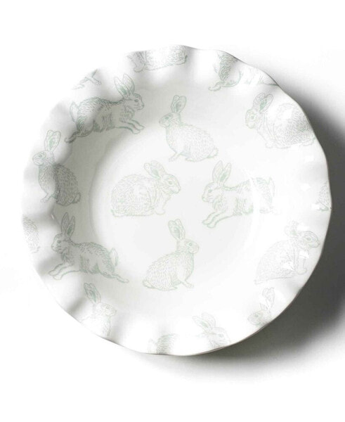 by Laura Johnson Speckled Rabbit Ruffle Best Bowl