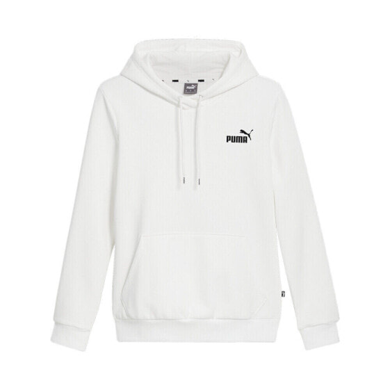 Puma Essentials Small Logo Pullover Hoodie Womens White Casual Outerwear 5867990