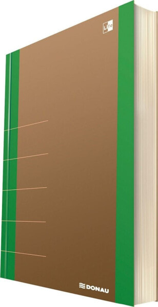 Блокнот с органайзером Donau Life, 165x230мм, 80 листов, зеленый