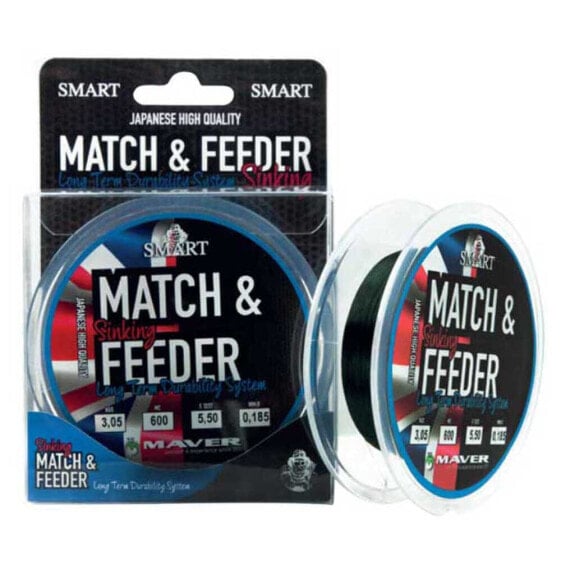 Монофильная леска для рыбалки Maver Match&Feeder Sinking 150 м