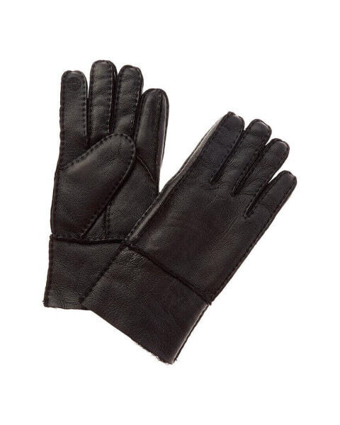 Surell Accessories Shearling-Lined Tech Gloves Men's S
