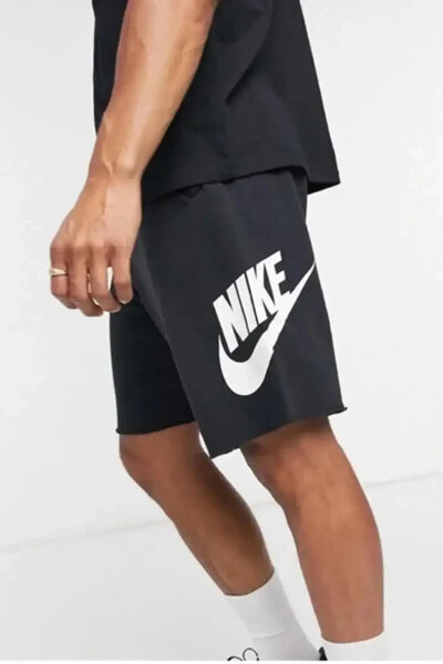 Шорты мужские Nike Essentials French Terry Alumni черного цвета