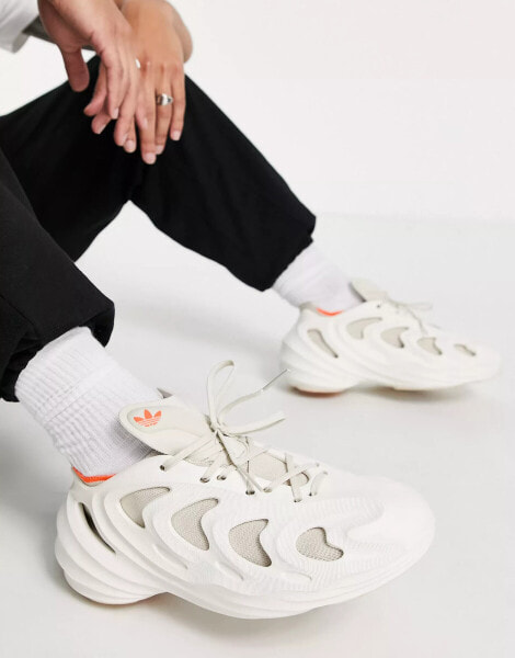 adidas Originals adifom Q trainers in off white