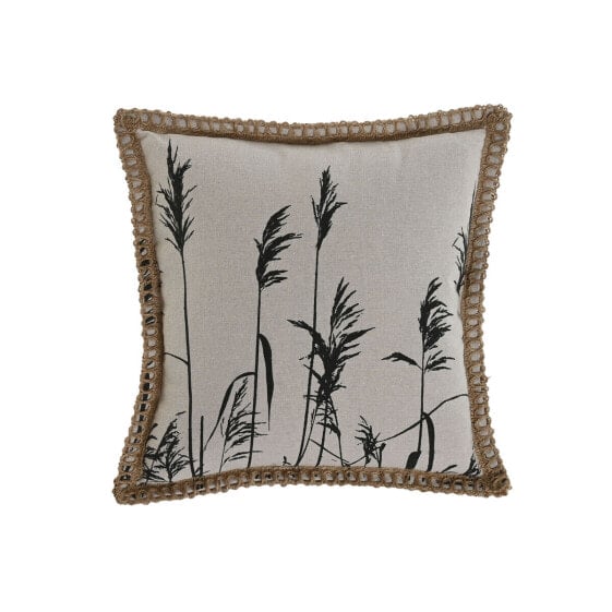 Подушка Home ESPRIT Чёрный Бежевый бахрома Boho 45 x 45 cm