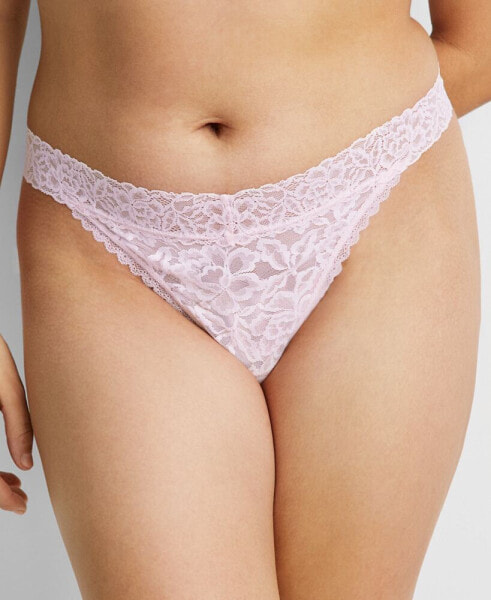 Women's Lace Thong Underwear, Created for Macy's