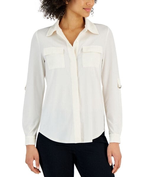 Women's Convertible-Sleeve Utility Shirt