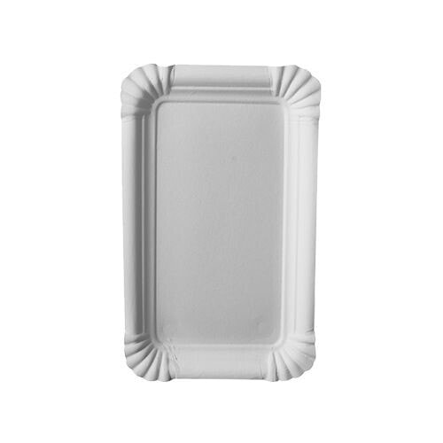 PAPSTAR 11050 - Plate - Rectangular - Cardboard - White - Monochromatic - 250 pc(s)