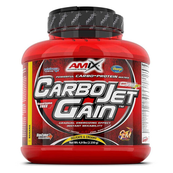 AMIX CarboJet Gain 2.25kg Carbohydrate & Protein Banana