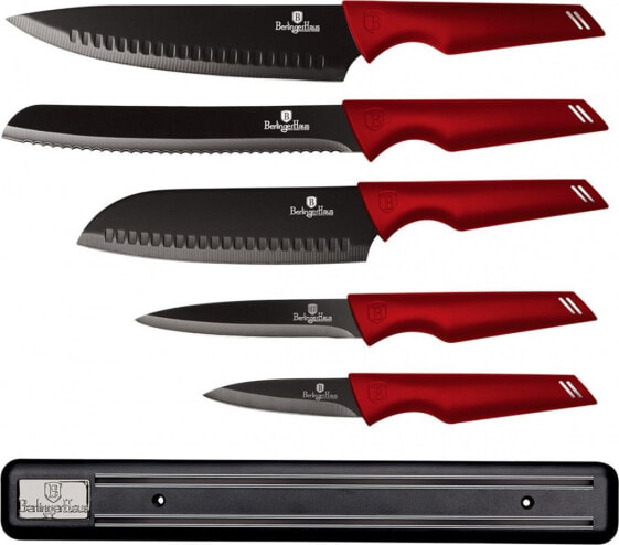 Набор кухонных ножей Berlinger Haus BH-2694 Burgundy Edition 5 шт
