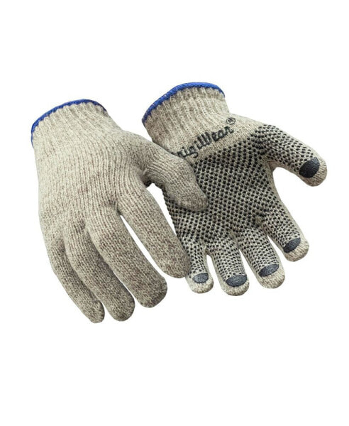 Men's Warm Ragg Wool PVC Dot Grip Work Gloves (Pack of 12 Pairs)