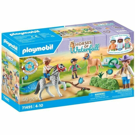 Игровой набор Playmobil 71495 Лошади возле водопада