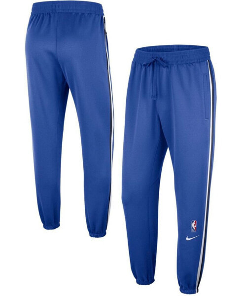 Штаны для выступлений Nike мужские синие Dallas Mavericks 75-летие Showtime On Court