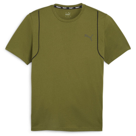 Puma M Concept Crew Neck Short Sleeve T-Shirt Mens Green Casual Tops 52488433