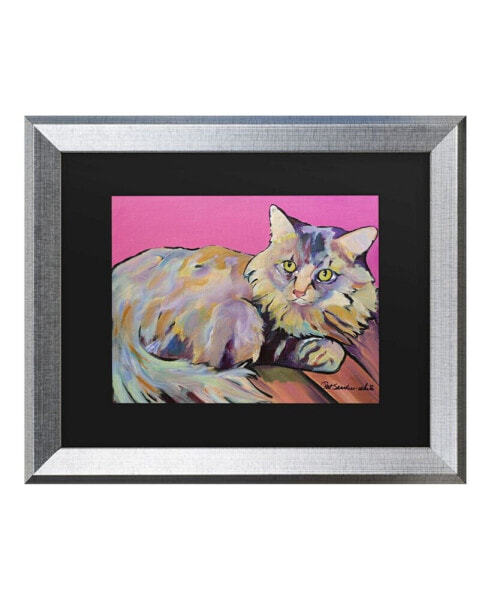 Картина с монокатодным рамкой Trademark Global pat Saunders-White Catatonic - 27x33 дюйма