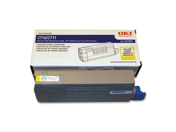 Oki Data 44318601 High Yield Toner Cartridge - Yellow