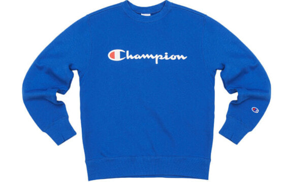Толстовка Champion C3-H004 в трендовом стиле, цвет - синий