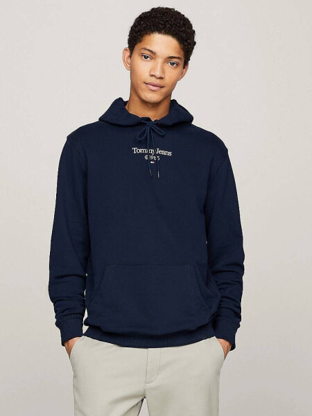 Tommy Jeans Pullover Hoodie in Dark Blue