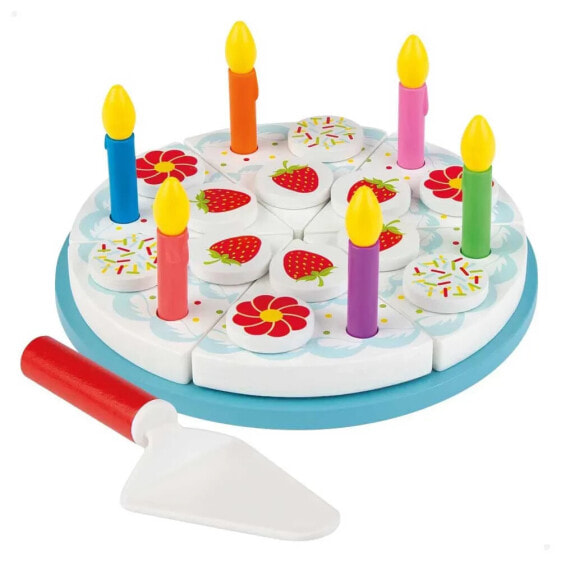 WOOMAX Wooden Birthday Cake Set 26 Pieces