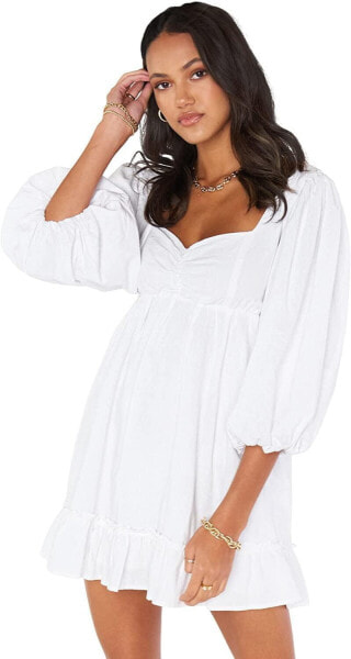 Show Me Your Mumu 290314 Mandi Mini Dress White Size MD