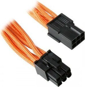 BitFenix 6 Pin PCIe - 45cm - 0.45 m - PCI-E (6-pin) - PCI-E (6-pin) - Male - Female - Black - Orange