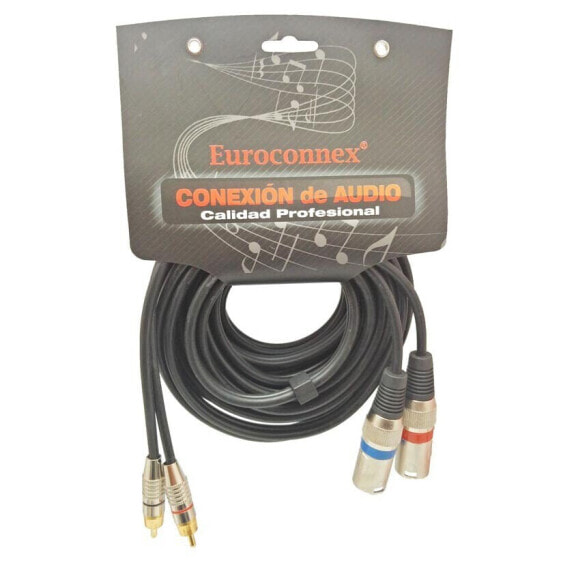 EUROCONNEX 4309-5 /M RCA To XLR cable 2x2 M 5 m