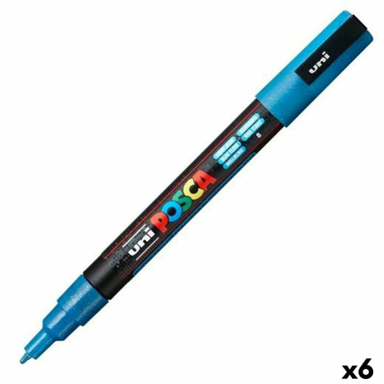 Marker POSCA PC-3ML Blue Light Blue (6 Units)