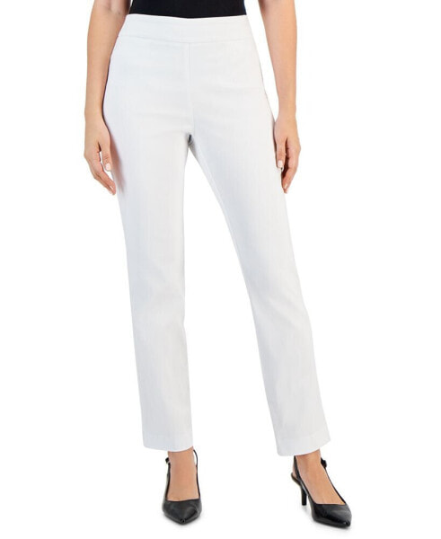 Брюки JM Collection Petite Cambridge Stretch Slim-Leg, созданные для Macy's