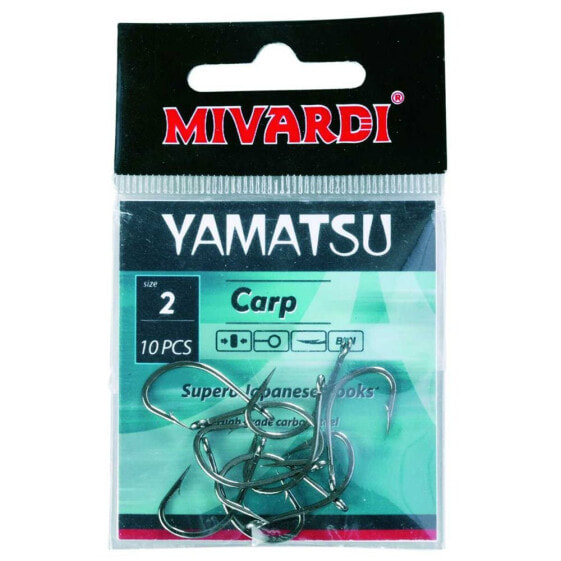 MIVARDI Yamatsu Carp Single Eyed Hook